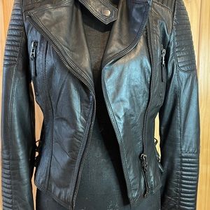 Zara Basic Faux Moto Jacket